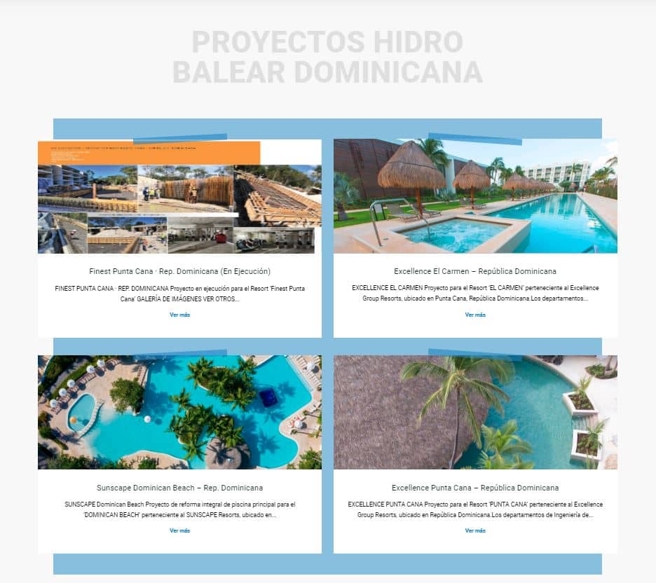 Proyectos Hidro Balear Dominicana